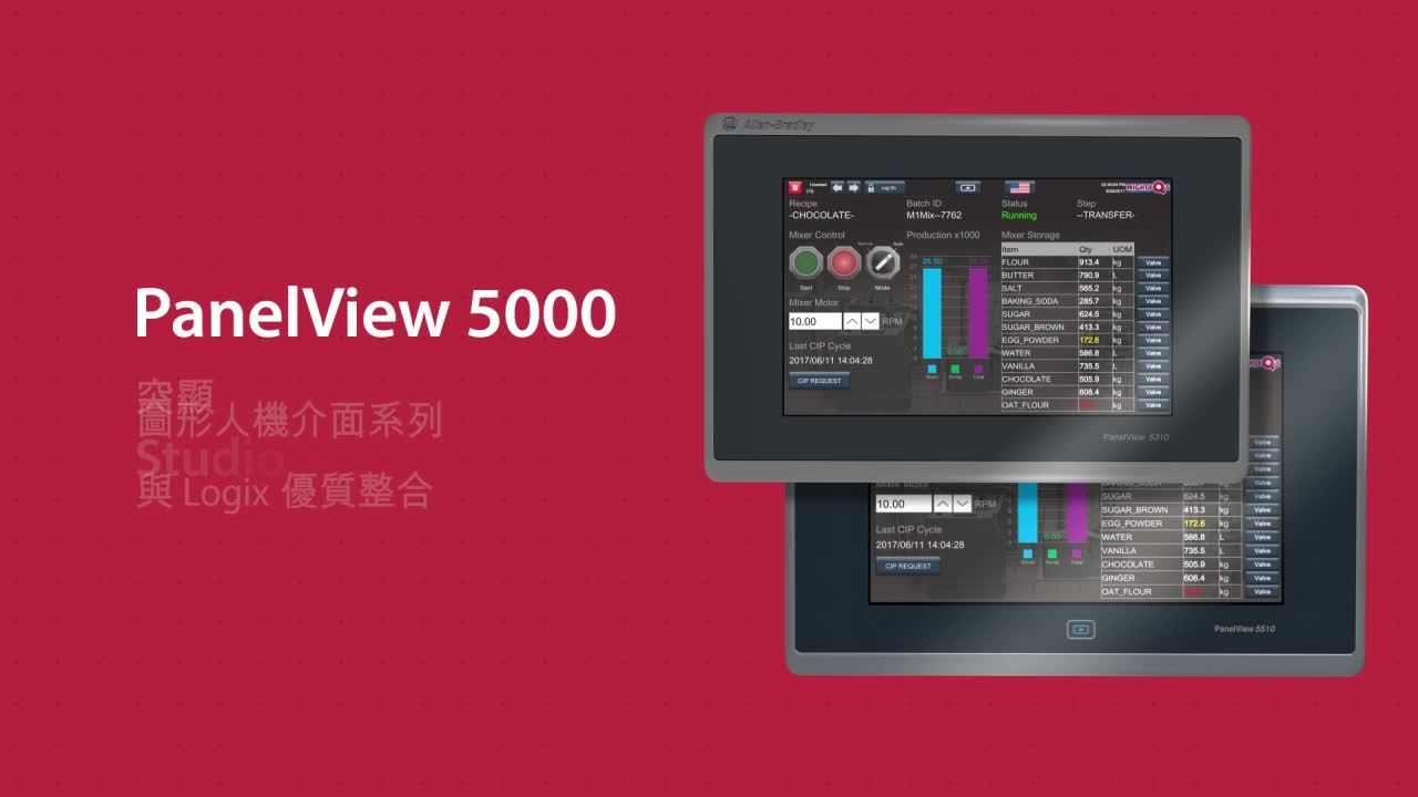 PanelView 5000 图形终端系列介绍视频